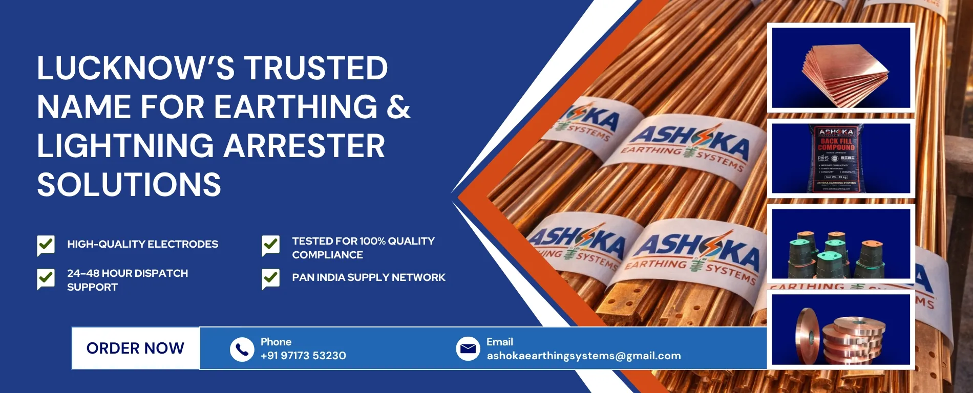Chemical Earthing Electrodes in Lucknow