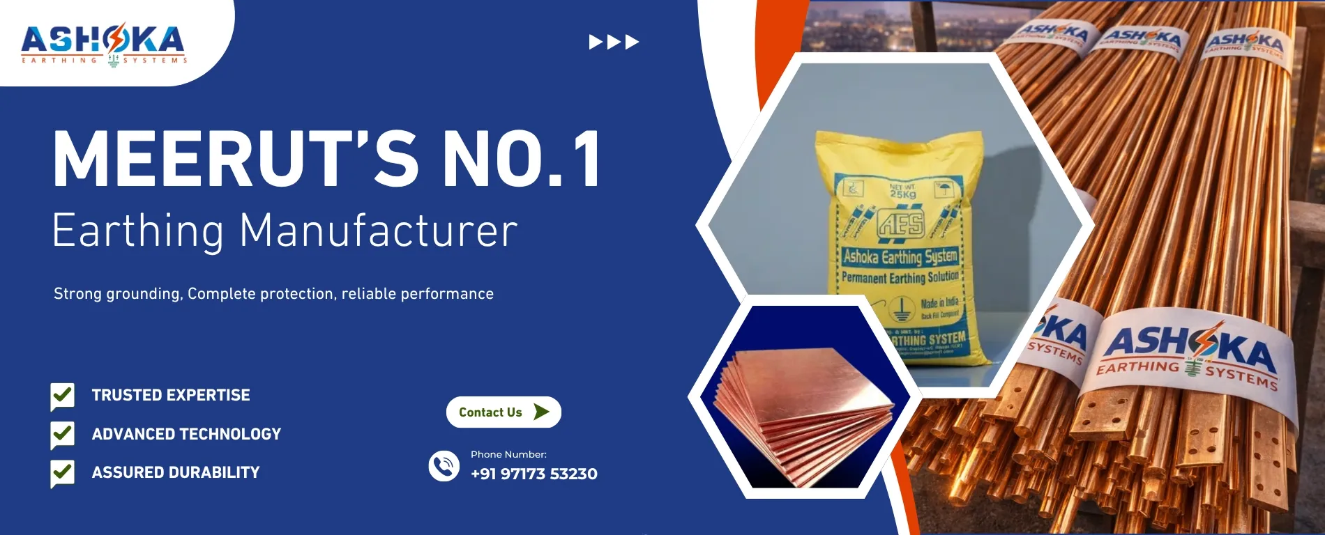 Chemical Earthing Electrodes in Meerut