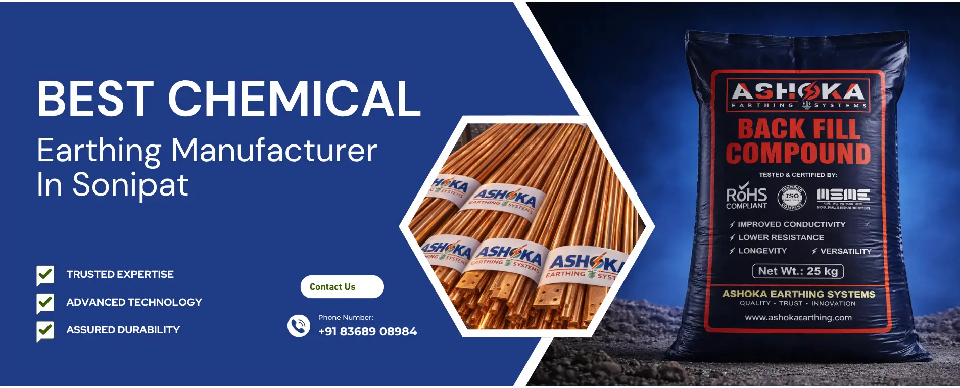 Chemical Earthing Electrodes in Sonipat